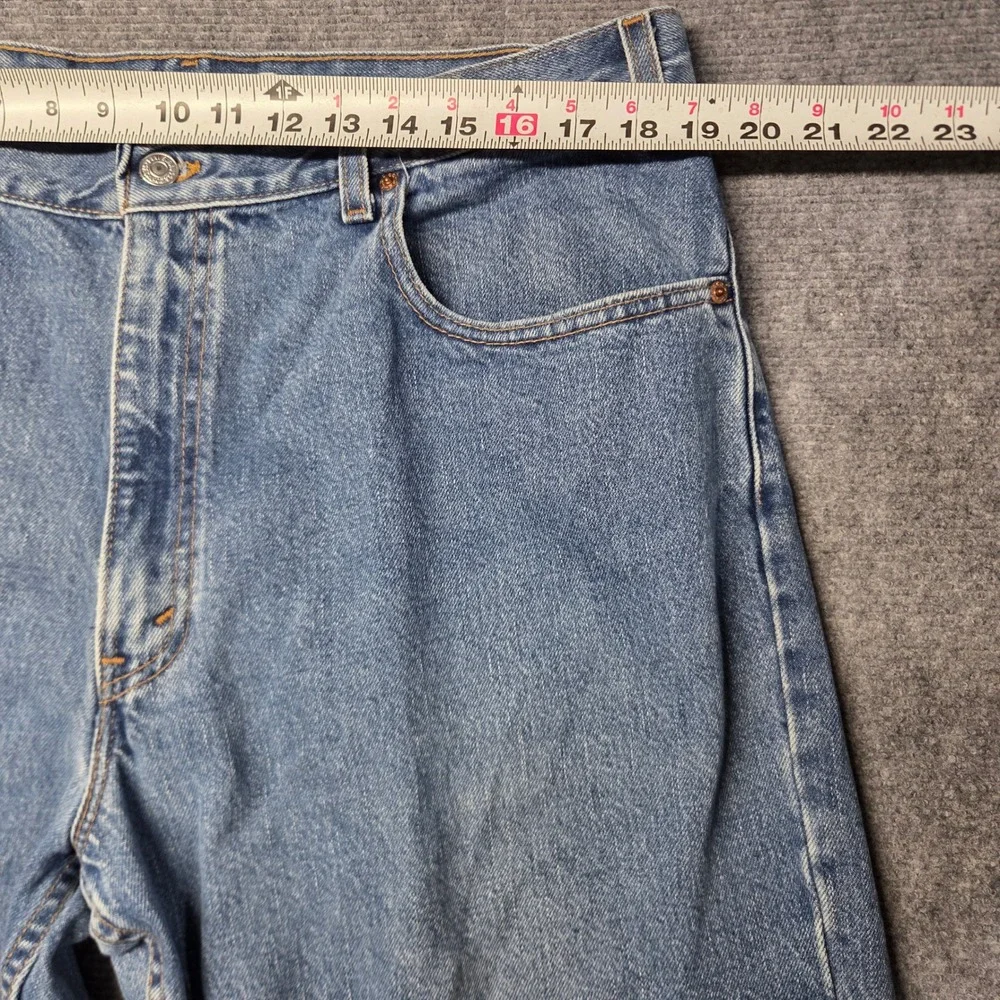 Vintage Levis 560 Jeans Mens 38x31 Made USA Loose Fit Tapered Leg Light Wash